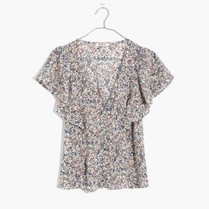 Madewell Carmelina Flutter Sleeve Top
